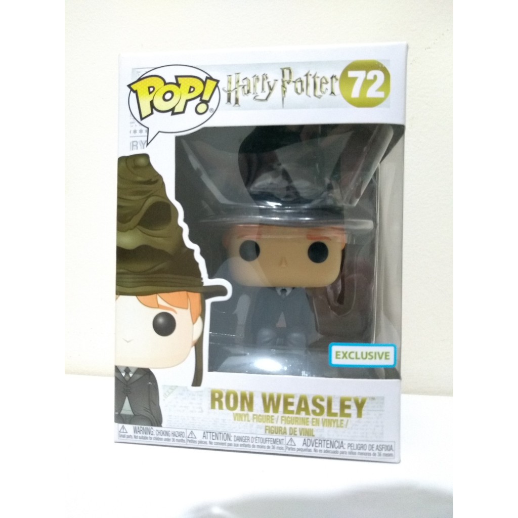 Funko Pop! Ron Weasley 72 com chapéu 