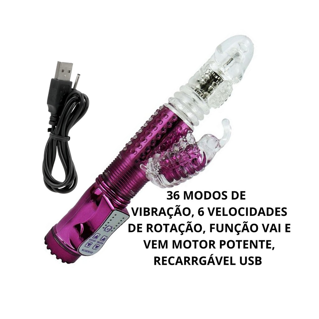BECKY VIBRADOR 19 CM AQUECÍVEL 7 VIBRAÇÕES main image 1