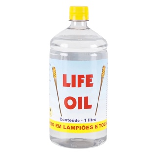 [1 Litro] Óleo Mineral P/ Tocheiro Lamparinas Jardim Life Oil em Oferta na Shopee