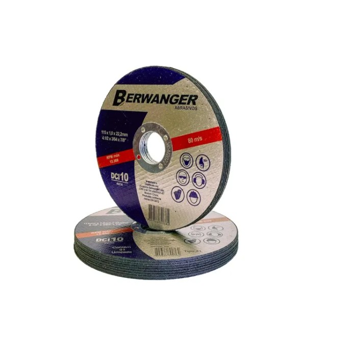 1 unid Disco De Corte (4,1/2 )115mmx1mmx22 Berwanger