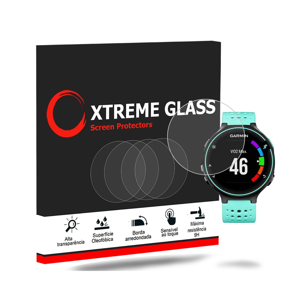 Pelicula vidro para Garmin Forerunner 235 xtreme glass proteção da tela vidro