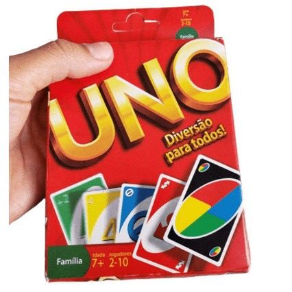 Jogo De Cartas Uno Cartas Família e Amigos - Desconto no Preço