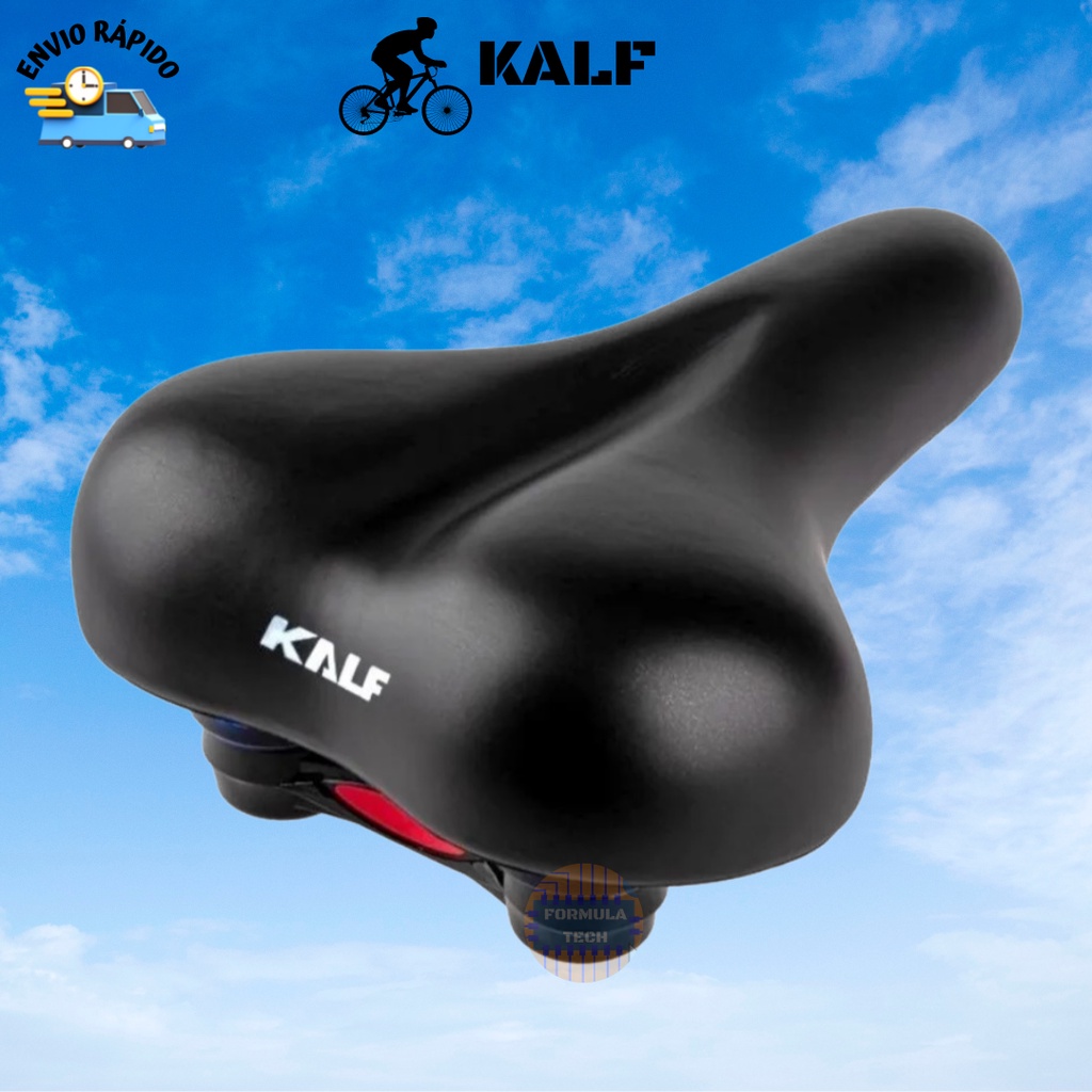Selim Bike Ellus Com Molas de elastomero Preto Kalf