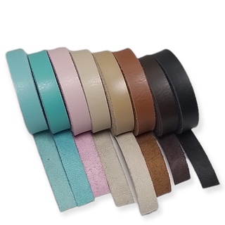 Tira couro sintético 2,5 Metros - várias cores - várias larguras em Oferta na Shopee