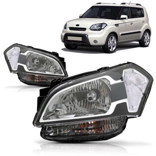 Par Farol Soul 2010 2011 2012 Máscara Negra em Oferta na Shopee