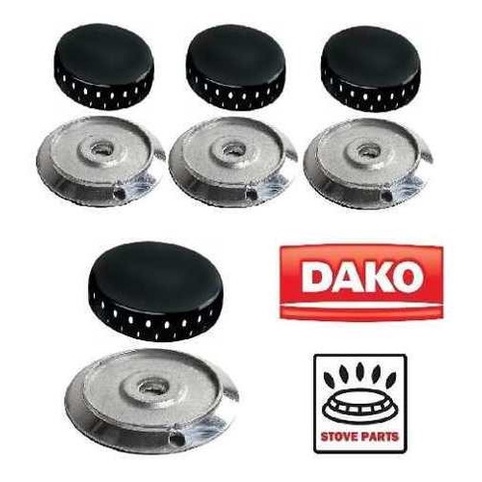 Kit Espalhador Tampa + Queimador Fogão Dako Civic - 4 Bocas