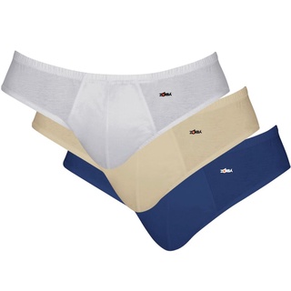 Kit 3 Cuecas Zorba Slip Light 772 100% Algodao Original