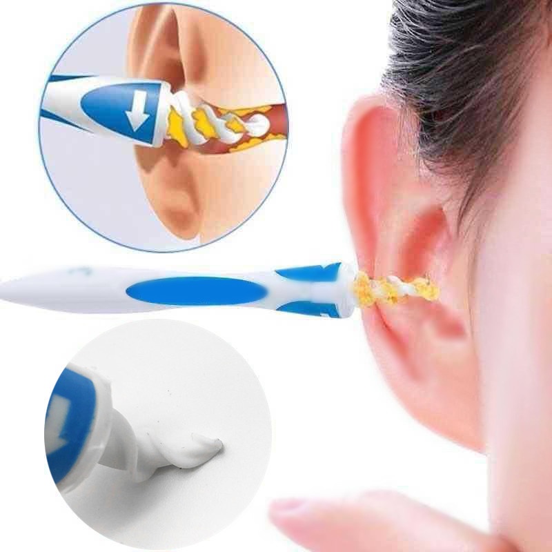 Limpador Remove Cera De Ouvido Orelha Limpeza Fácil Cotonete Com 16 Ponteiras em Oferta na Shopee