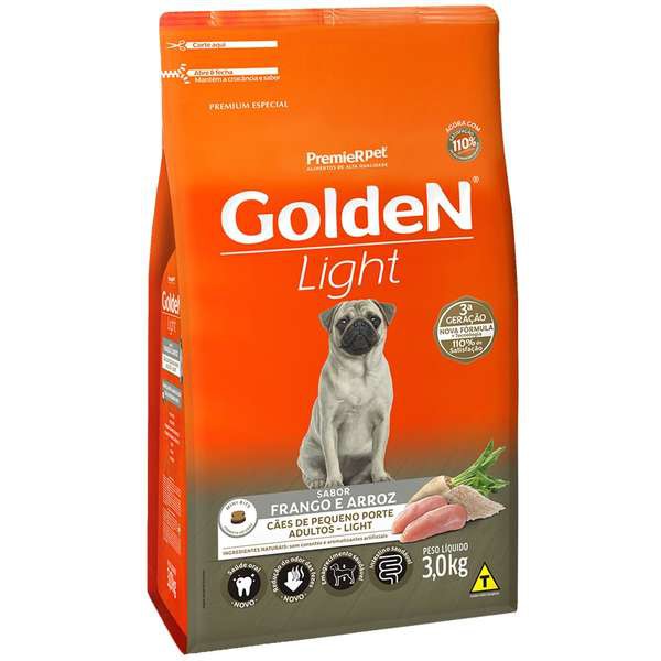 Ração Golden Light Mini Bits Para Cães Pequeno Porte em Oferta na Shopee