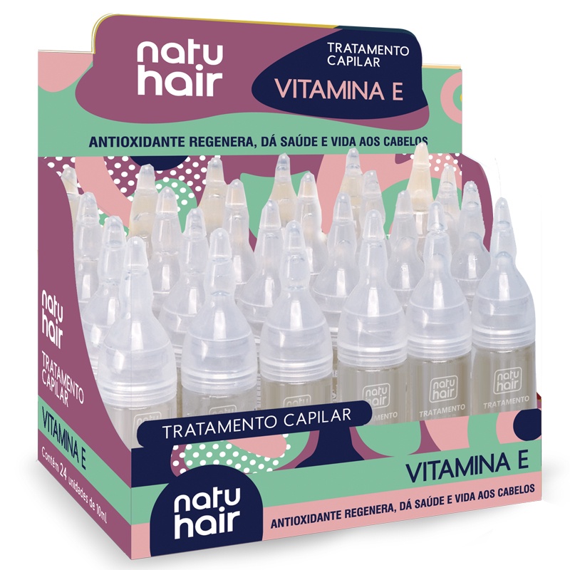 Ampola de Tratamento Capilar Vitamina E Natuhair 10ml - (Unidade ...