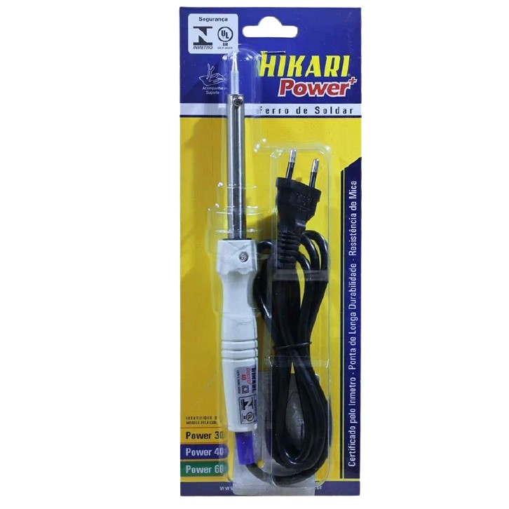 Ferro De Solda Hikari 34 Watts Modelo Power 40