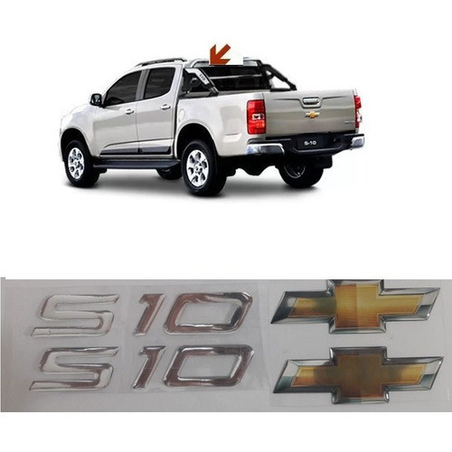 Kit Emblema Resinado Para Santo Antonio S10