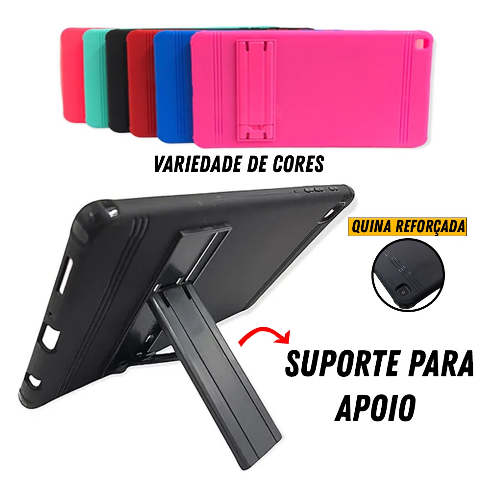 Capa Case Com Suporte para apoio Para os tablets Samsung Tab A8/ Samsung Tab A7 T-295/T-500