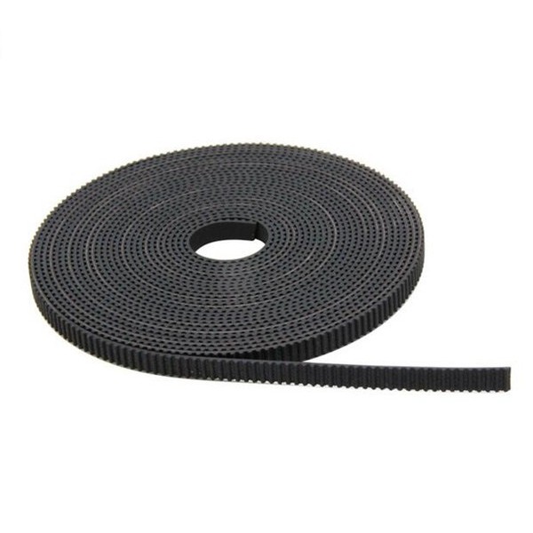 Correia Dentada Gt2 Largura 10mm Preta Para Polia Gt2 Passo 2mm