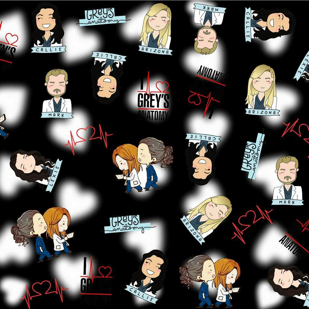 Tecido Microfibra TACTEL Estampa Digital -  Grey Anatomy preto em Oferta na Shopee