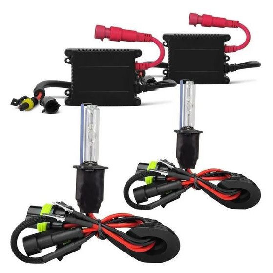 Kit Xenon Lampada e Reator 8000k H1 H3 H4 H7 HB4 H11