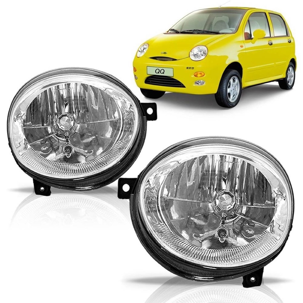 Farol Chery QQ 2010 A 2014 Cromado em Oferta na Shopee