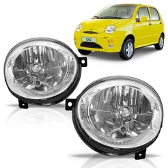 Farol Chery QQ 2010 A 2014 Cromado