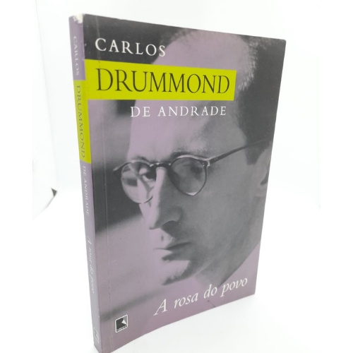 Livro A Rosa do povo Carlos Drummond de Andrade Shopee Brasil