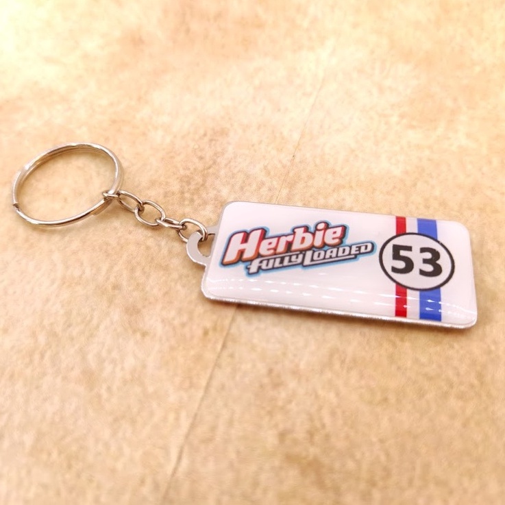 Chaveiro Herbie 53 Volkswagen Fusca em Metal e Resina