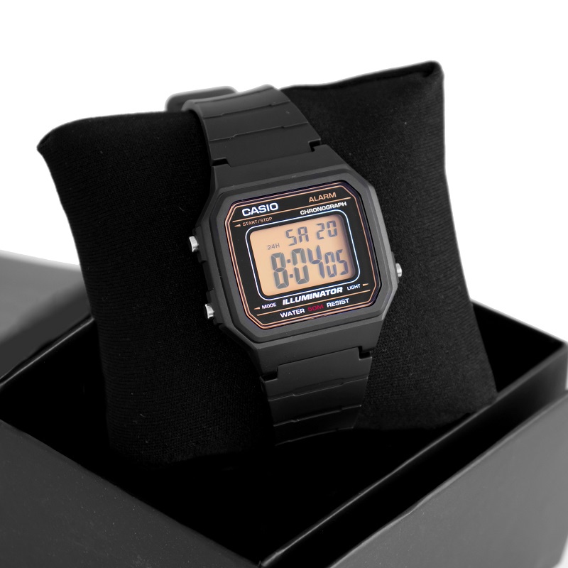 Relogio Casio Masculino Iluminator W-217h-9avdf Preto Digital