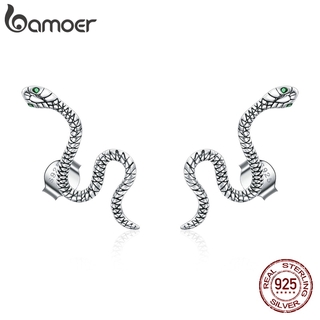 Bamoer 100 % 925 Sterling Silver Studs Brincos Do Punk , Unisex Hipoalergênico SCE1111