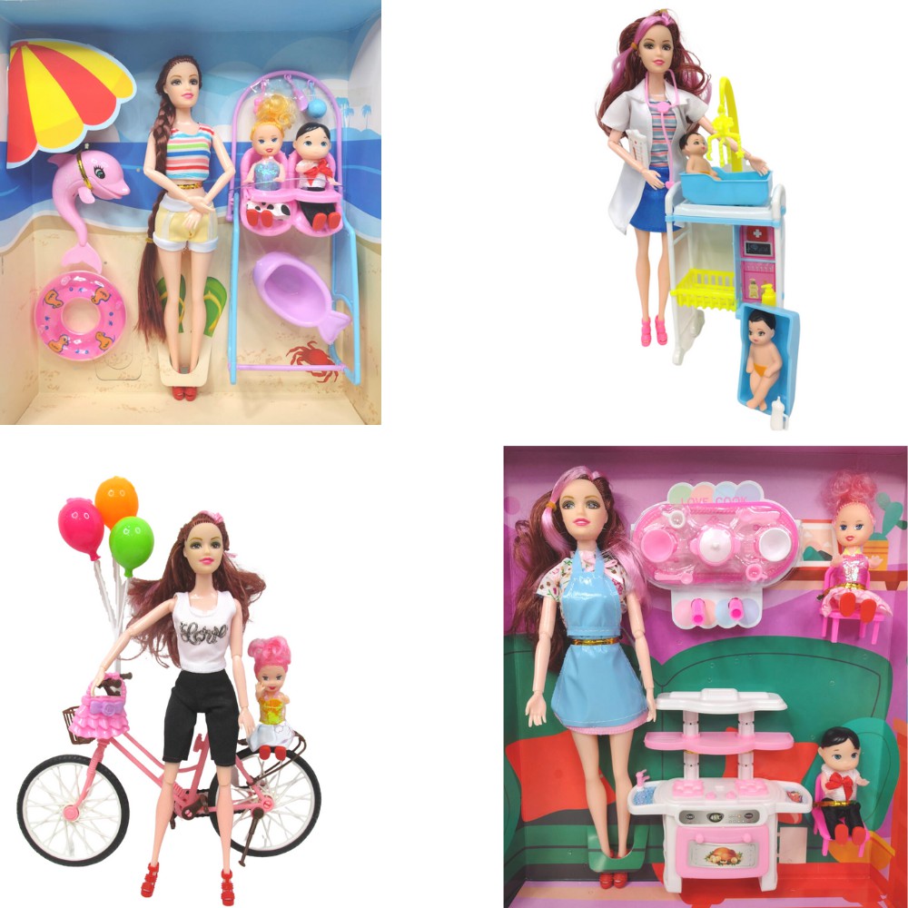 Barbie kit acessorios e roupinhas boneca roupa ken - Escorrega o Preço