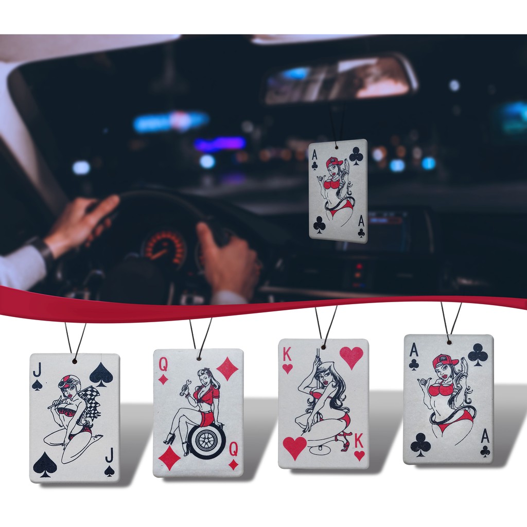 Aromatizante Para Carro "Poderosas" [4 modelos para escolher] Auto Fresh Original