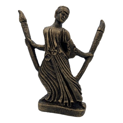 Deusa Hecate Hekate Hécate Wicca Estatueta Resina 13cm