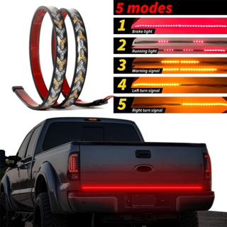 12V 24V Carro LED Tail Light Strip Para Pickup Reboque SUV Barra De Luz Da Porta Traseira Do Drving Braking Farolamento Turn Signal Luzes 100 120 150 200 Centímetros em Oferta na Shopee