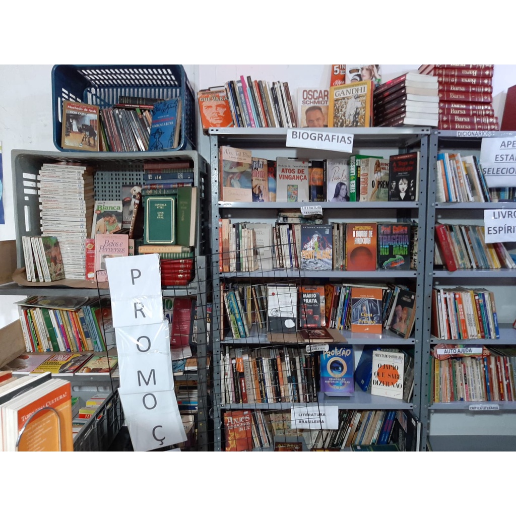 Livros Bom e Barato - Envio Aleatorio - Sortido - Livro usado, Pedagogia, Literatura Brasileira, Sociologia, auto ajuda