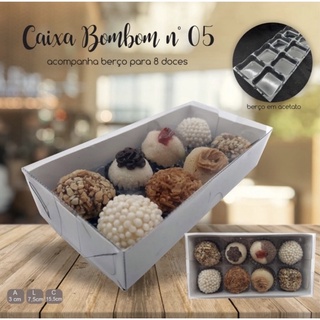 10~50 caixas 8  doces branca + 10 berços 8 doces Ref 45 em Oferta na Shopee