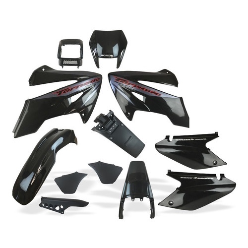 Roupa Carenagem Completo Rabeta Aba Adesivado Xr 250 Tornado