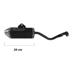 Escapamento Xtz 125 Mini Tri Fortuna