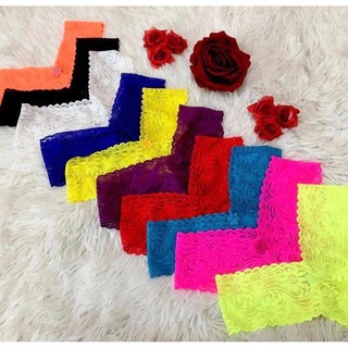 Kit com 10 Calcinha em Renda Sensual Feminina Sexy cores variadas confortáveis e de Alta qualidade TAMANHO UNICO