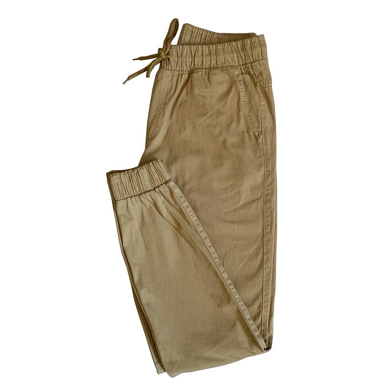 Calças Jeans Sarja Masculina Jogger C/ Punho Lycra