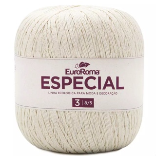 Barbante EuroRoma Fio n° 3 Especial 1400 metros 8/5 Crochê Tricô Roupas Cropped Sousplast Artesanato em Oferta na Shopee
