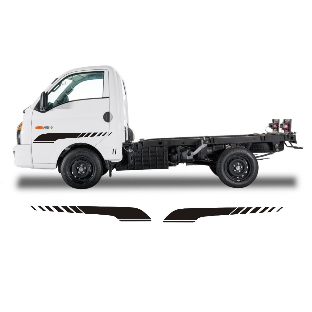Adesivo Lateral Para Hyundai Hr 1 Faixa Caminhão Leve acessório