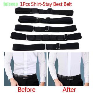 FS 1Pcs Camisa-Stay Best Shirt Stays Tuck It Belt Camiseta Masculina Tucked