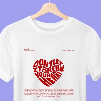 Don't Let It Break Your Heart - Louis Tomlinson Merch | Premium T-Shirt