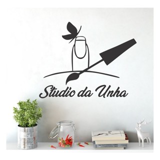 Adesivo Decorativo De Parede Manicure Designer De Unhas em Oferta na Shopee