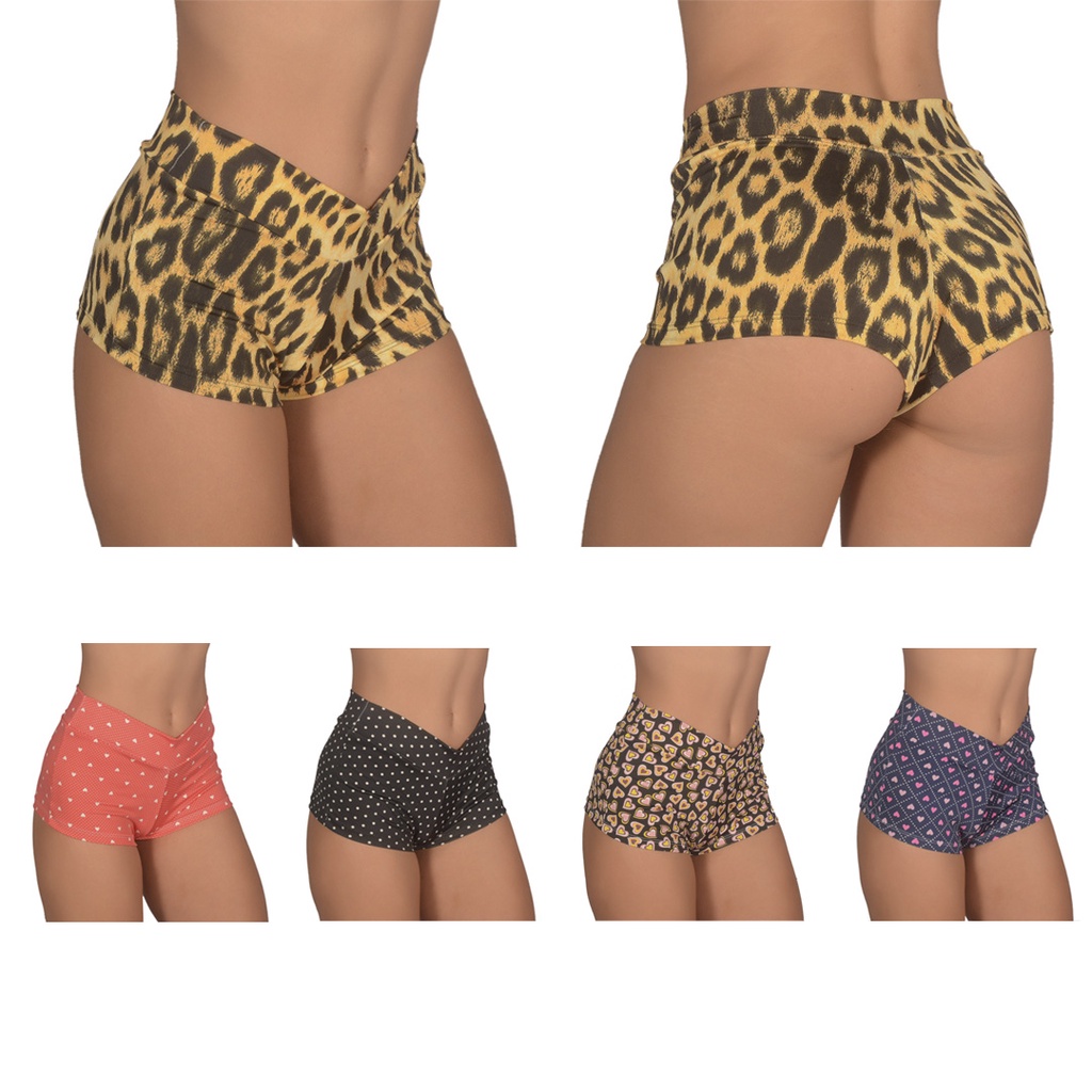 Promoção Kit 5 Cuecas Boxer Feminina Microfibra Shortinho Envio Rápido | BX01
