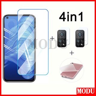 MODU 4 Em 1 Realme 9i 9 8i 8 7 Pro C21Y C35 C25S C25Y C25 C21 C20 C17 C15 C12 C11 C3 7i 6i 5s 5i 5 Plus 9H Filme Protetor De Lente De Câmera De Vidro Temperado