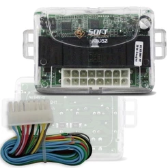 Módulo de Vidro Elétrico Antiesmagamento Universal Soft AW52 Digital Substitui o AW32 2 Portas