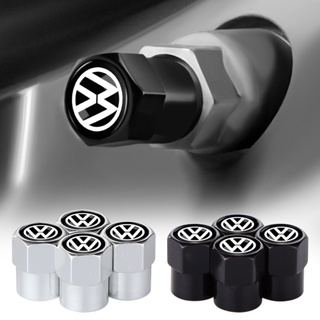 4pçs/Conjunto Tampa De Ar De Alumínio Vavle Air Cap Preto/Prata Hexágono Válvula De Roda Protetora Do Núcleo Para VW Volkswagen Jetta MK5 Golf Passat 3B7 601 171 em Oferta na Shopee