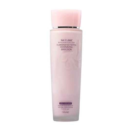 3w clinic flower effect extra moisturizing emulsion 150g - Beauty