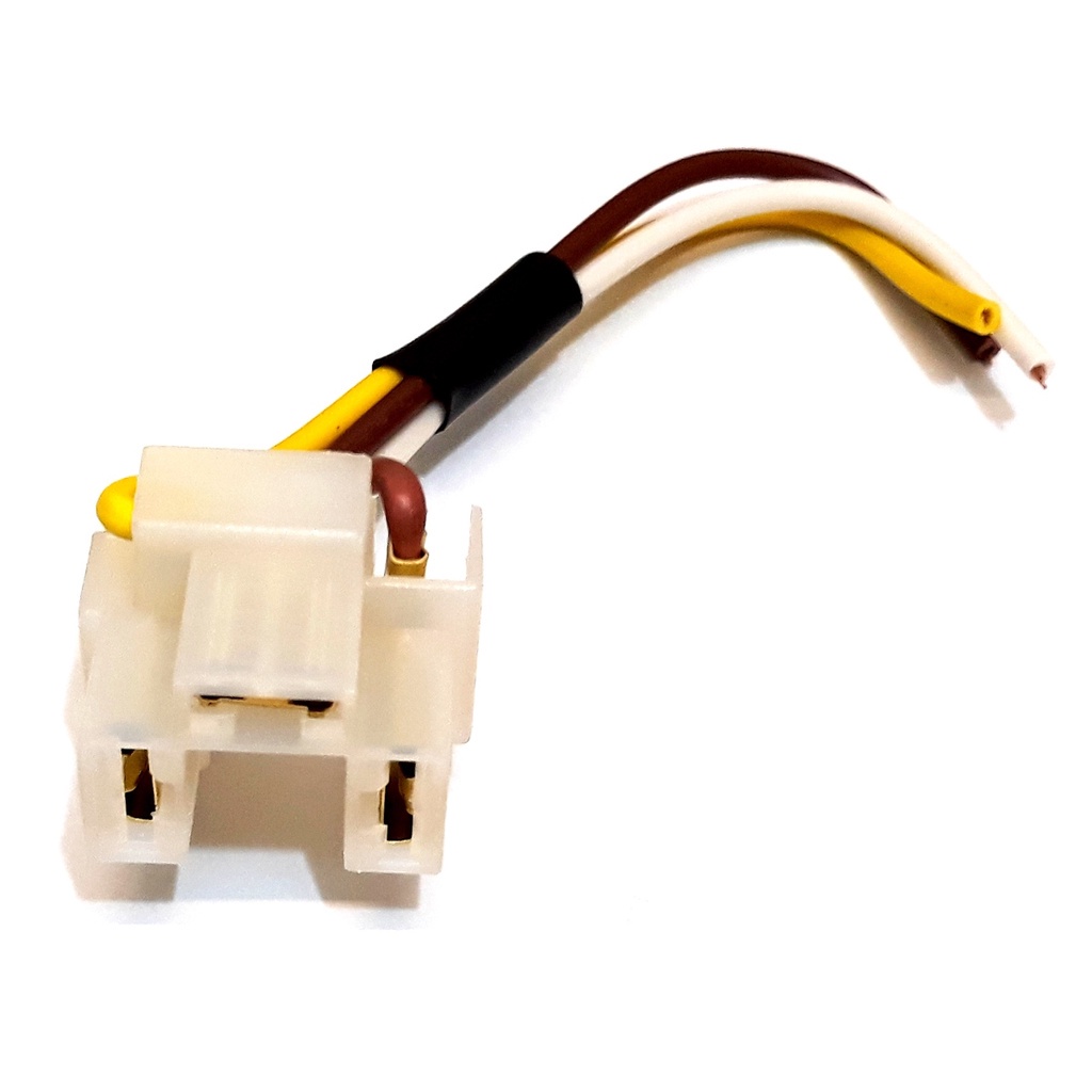 Soquete Do Farol H4 Em Nylon - Fio 1,5mm - Conector Plug H4