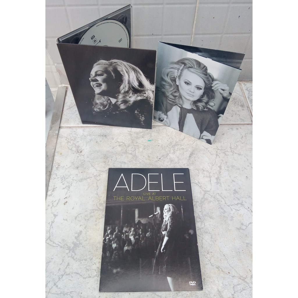 Adele - Live At The Royal Albert Hall - Duplo DVD + CD  com luva e livreto e CD 21