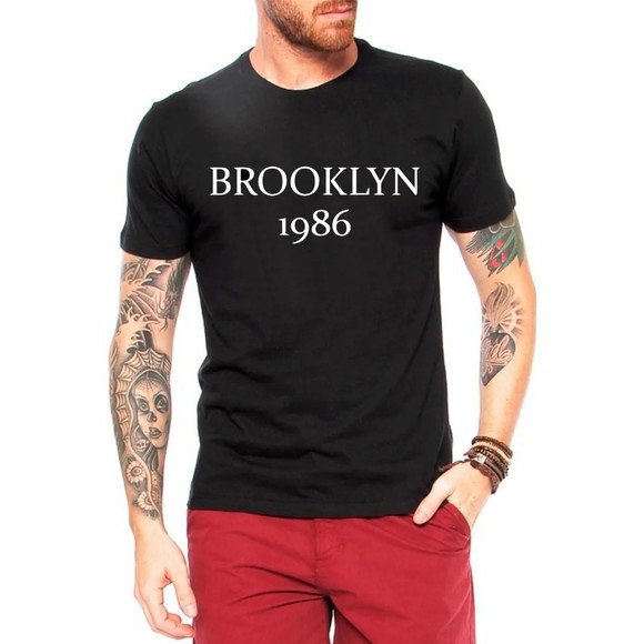 Camisa Masculina Brooklyn 1986 Seriado Chris Camiseta algodão!!