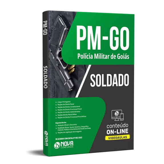 Apostila PM GO - Soldado da Polícia Militar de Goiás